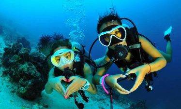 diving